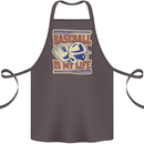 Baseball is My Life Cotton Apron 100% Organic Dark Grey