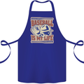 Baseball is My Life Cotton Apron 100% Organic Royal Blue
