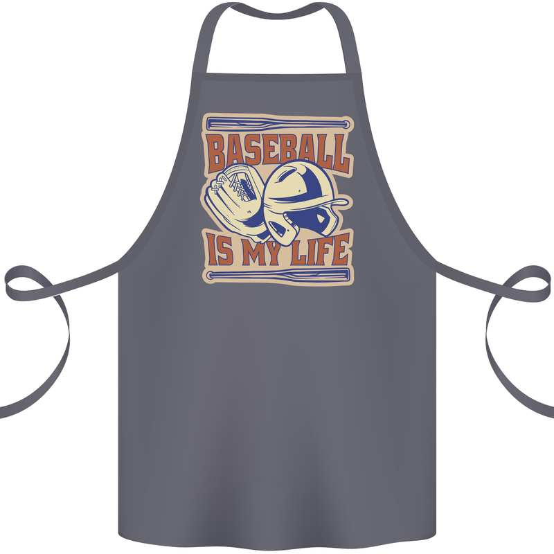 Baseball is My Life Cotton Apron 100% Organic Steel