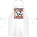 Baseball is My Life Cotton Apron 100% Organic White
