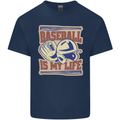 Baseball is My Life Kids T-Shirt Childrens Navy Blue