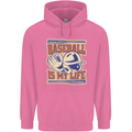 Baseball is My Life Mens 80% Cotton Hoodie Azelea