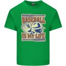 Baseball is My Life Mens Cotton T-Shirt Tee Top Irish Green