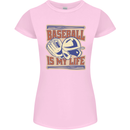 Baseball is My Life Womens Petite Cut T-Shirt Light Pink