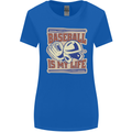 Baseball is My Life Womens Wider Cut T-Shirt Royal Blue