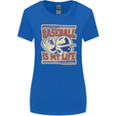Baseball is My Life Womens Wider Cut T-Shirt Royal Blue