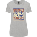 Baseball is My Life Womens Wider Cut T-Shirt Sports Grey