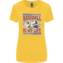 Baseball is My Life Womens Wider Cut T-Shirt Yellow