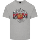 Basketball Mum Mom Mens Cotton T-Shirt Tee Top Sports Grey