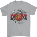 Basketball Mum Mom Mens T-Shirt 100% Cotton Sports Grey