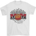 Basketball Mum Mom Mens T-Shirt 100% Cotton White