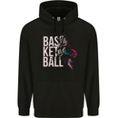 Basketball Player Mens 80% Cotton Hoodie Black