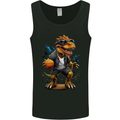 Basketball T-Rex Dinosaur Mens Vest Tank Top Black