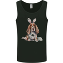 Basset Hound Easter Bunny Dog Mens Vest Tank Top Black