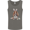 Basset Hound Easter Bunny Dog Mens Vest Tank Top Charcoal