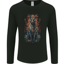Bastet Egyptian God Fantasy Mens Long Sleeve T-Shirt Black