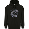 Bats and Smoke Vampires Halloween Childrens Kids Hoodie Black