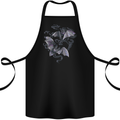 Bats and Smoke Vampires Halloween Cotton Apron 100% Organic Black