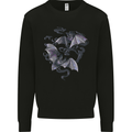 Bats and Smoke Vampires Halloween Kids Sweatshirt Jumper Black