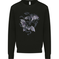 Bats and Smoke Vampires Halloween Mens Sweatshirt Jumper Black