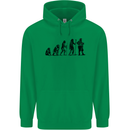 Bavarian Beer Evolution Oktoberfest Childrens Kids Hoodie Irish Green