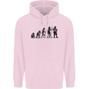 Bavarian Beer Evolution Oktoberfest Childrens Kids Hoodie Light Pink