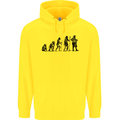 Bavarian Beer Evolution Oktoberfest Childrens Kids Hoodie Yellow