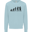 Bavarian Beer Evolution Oktoberfest Kids Sweatshirt Jumper Light Blue