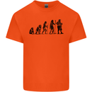 Bavarian Beer Evolution Oktoberfest Mens Cotton T-Shirt Tee Top Orange