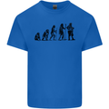 Bavarian Beer Evolution Oktoberfest Mens Cotton T-Shirt Tee Top Royal Blue