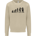 Bavarian Beer Evolution Oktoberfest Mens Sweatshirt Jumper Sand