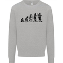 Bavarian Beer Evolution Oktoberfest Mens Sweatshirt Jumper Sports Grey