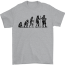 Bavarian Beer Evolution Oktoberfest Mens T-Shirt 100% Cotton Sports Grey