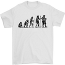Bavarian Beer Evolution Oktoberfest Mens T-Shirt 100% Cotton White