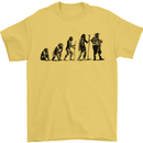 Bavarian Beer Evolution Oktoberfest Mens T-Shirt 100% Cotton Yellow