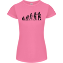 Bavarian Beer Evolution Oktoberfest Womens Petite Cut T-Shirt Azalea