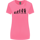 Bavarian Beer Evolution Oktoberfest Womens Wider Cut T-Shirt Azalea