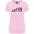 Bavarian Beer Evolution Oktoberfest Womens Wider Cut T-Shirt Light Pink