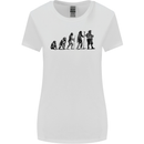 Bavarian Beer Evolution Oktoberfest Womens Wider Cut T-Shirt White