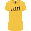Bavarian Beer Evolution Oktoberfest Womens Wider Cut T-Shirt Yellow
