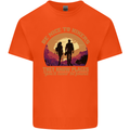 Be Nice to Hikers Funny Hiking Mountains Kids T-Shirt Childrens Orange