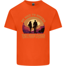 Be Nice to Hikers Funny Hiking Mountains Kids T-Shirt Childrens Orange