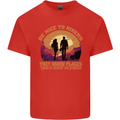 Be Nice to Hikers Funny Hiking Mountains Kids T-Shirt Childrens Red