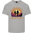 Be Nice to Hikers Funny Hiking Mountains Kids T-Shirt Childrens Sports Grey