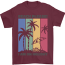 Beach Please Im on Holiday Funny Mens T-Shirt 100% Cotton Maroon