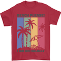 Beach Please Im on Holiday Funny Mens T-Shirt 100% Cotton Red