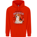 Beagle Anatomy Funny Dog Childrens Kids Hoodie Bright Red