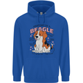 Beagle Anatomy Funny Dog Childrens Kids Hoodie Royal Blue