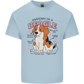Beagle Anatomy Funny Dog Kids T-Shirt Childrens Light Blue