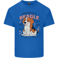Beagle Anatomy Funny Dog Kids T-Shirt Childrens Royal Blue